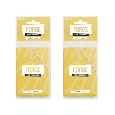 Image of Daisy Car Air Freshener for Women Premium Chain Perfume Hanging Auto Deodoriser and Long Lasting Scent Accessories Smelly Odour Eliminator Fresh Scents UK Aroma Essentials 2 Pack