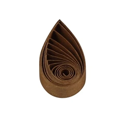 Image of ODETOJOY Quilling Paper Strips 10mm Chestnut Brown Auburn 540mm Length 120Pcs Strip for Craft