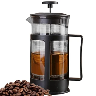 Image of Veeteah Press Coffee Maker, Glass Insulated for Espresso, Cold Brew Cafetiere Portable Maker Espresso Tea