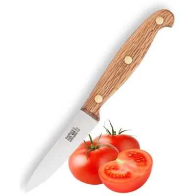Image of Taylor&#039;s Eye Witness Heritage Oak 8cm Vegetable Knife