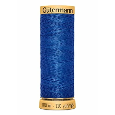 Image of Gütermann GNE50 7000 Sewing Thread, Cotton, Blue, 100 m