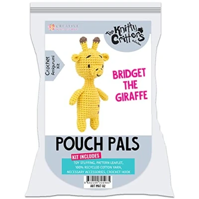 Image of Knitty Critters The Pouch Pals Bridget Giraffe