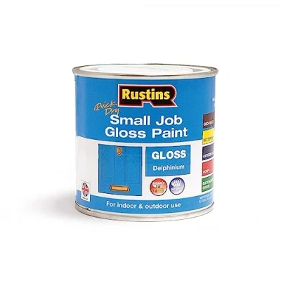 Image of RUSTINS Small Job Gloss Paint Delphinium 250ml