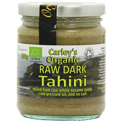 Image of 6 Pack of Carley&#039;s Organic Raw Dark Tahini 250 g