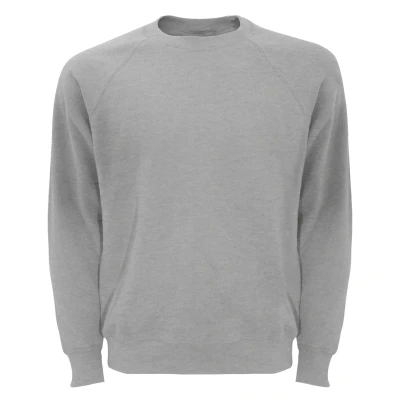 Image of Fruit of the Loom Mens Raglan Sleeve Belcoro Sweatshirt (Heather Grey) Size 4XL