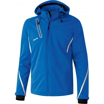 Image of Erima Men&#039;s Outdoor Basics Softshell Function Jacket, New Royal/White, L UK