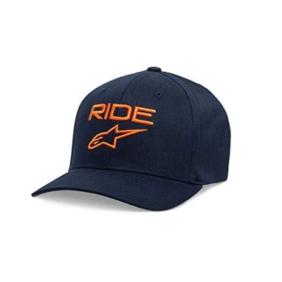 Image of Alpinestars Ride 2.0 Hat Navy/Orange