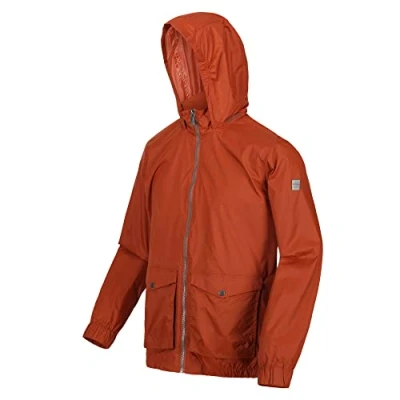 Image of Regatta Men&#039;s Breathable Reaver Waterproof Bomber Jacket Gingerbread, Size: XL