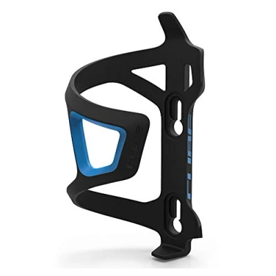 Image of Cube HPP Side Loading Cycling Bottle Cage Black/Blue, Right Sided Loading/Bicycle Cycle Biking Bike Riding Ride Mountain MTB Road Bidon Vessel Flask Holder Mount Lightweight Part
