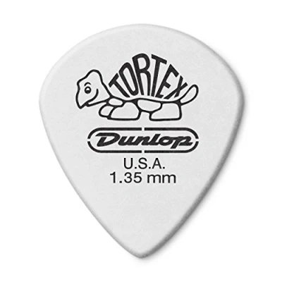 Image of Jim Dunlop 478P 135mm Tortex Jazz III Guitar Pick White (Pack of 12)