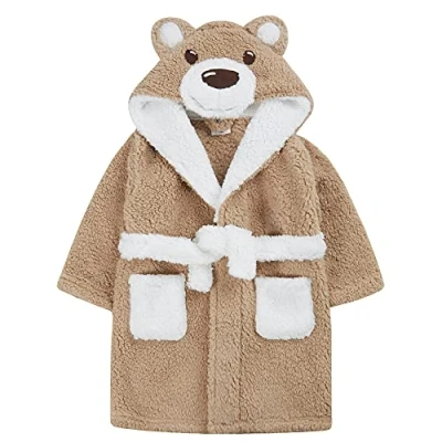 Image of Undercover Kids Teddy Dressing Gown 18C701 Brown 13 Years