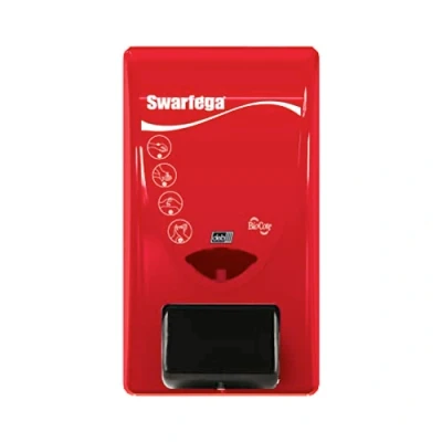 Image of Swarfega Hand Wash Dispenser 4L, Soap for use with 4 Litre Cleaner Cartridges, Workshop Dispenser, Wall mounted,