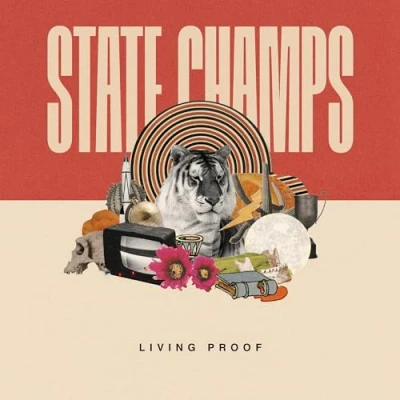 Image of State Champs Living Proof 1st Red vinyl 2018 UK LP PNE217