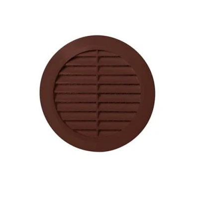 Image of Brown Circle Air Vent Grille 125mm / 5&quot; inch Round Ducting Ventilation Cover Grid.