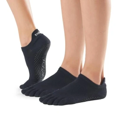 Image of Toesox Low Rise Full Toe Multi Pack Grip Non Slip Socks for Pilates Barre Yoga