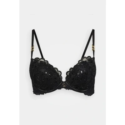 Image of Ann Summers THE ICON Padded Plunge Underwired bra, Women&#039;s, Size: 42D, Black