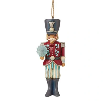 Image of Enesco Jim Shore Heartwood Creek Wonderland Nutcracker Christmas Ornament 6009489