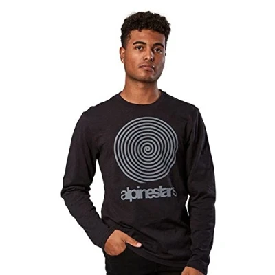 Image of Alpinestars Spiral LS Tee T Shirt Black