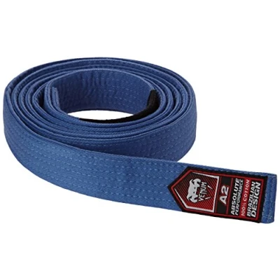 Image of Venum Men&#039;s Brazilian Jiu Jitsu Belt Blue Size A1, Blue, A1 UK