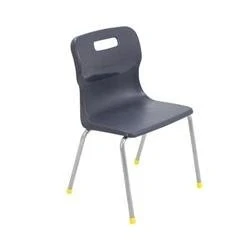 Image of Titan 4 Leg Chair Size 3 350mm Seat Height Charcoal T13 C
