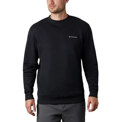 Image of Columbia mensAM6769Hart Mountain Ii Crew Long Sleeve Athletic Shirt Black Medium