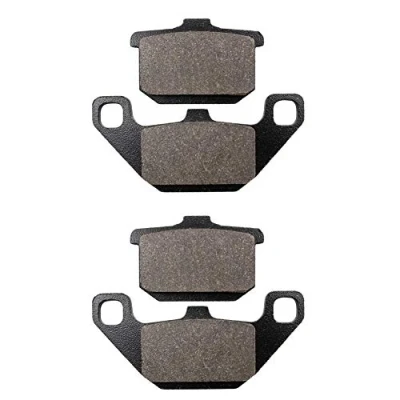 Image of Cyleto Front and Rear Brake Pads for Kawasaki VN1500 Vulcan 1500 1987 1999 VN 88 SE 1988 1990 1991 1992 1993 1994 1995 1996 1997