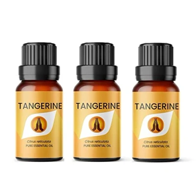 Image of Aroma Energy Tangerine Essential Oil 30ml (3 x 10ml Bottles) 100% Pure &amp; Natural