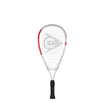 Image of Dunlop Sports Fun Junior Squash Racket, White/Red, 5 7 Years Old, 22&quot; Length