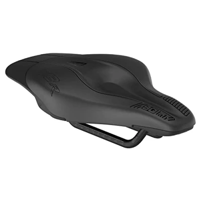 Image of SQlab Unisex Adult 613 Ergowave R Carbon Triathlon Bike Saddle Black, 11 cm