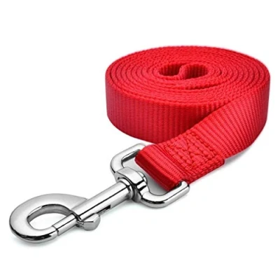 Image of Dog Puppy Pet Training Obedience Lead Leash Recall Strong Durable Nylon or Walk Traction Rope (5Feet/1.5M, Red)