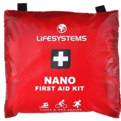 Image of Lifesystems Light And Dry Nano First Aid Kit, CE Certified Contents, Specifically Designed for Adventure, Triathlon, Sports, Red