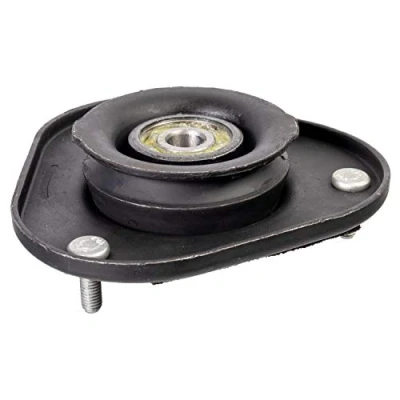 Image of 4860905030, 4860905040, 486090F010 Top strut mount FEBI BILSTEIN 109186 Front Axle with ball bearing Elastomer TOYOTA: Avensis II Hatchback