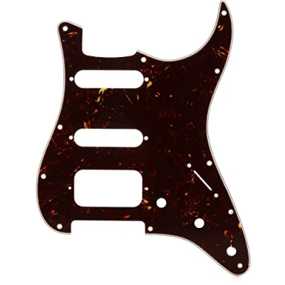 Image of Fender 099 1337 Pick Guard HSS with Tortoise Shell Pickguard for Electric Guitar