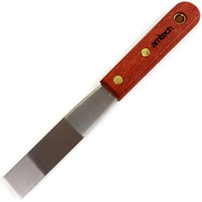 Image of 1&quot; Wall Paper Decorating Scraper Small Edging Detail Precision Anti Rust Stainless Steel Metal Paint Spreader Hole Putty Filler