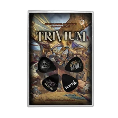 Image of Trivium Plectrum Pack Guitar picks In The Court Of Dragon Official 5 One Size