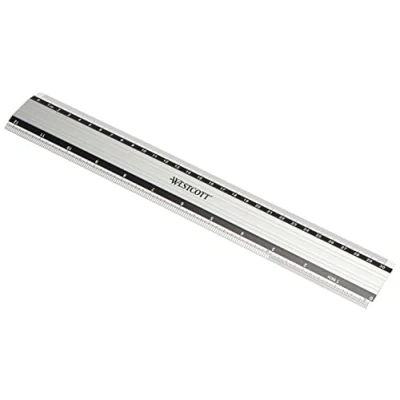 Image of Westcott E 10191 00 12&quot;/30cm Aluminum Ruler