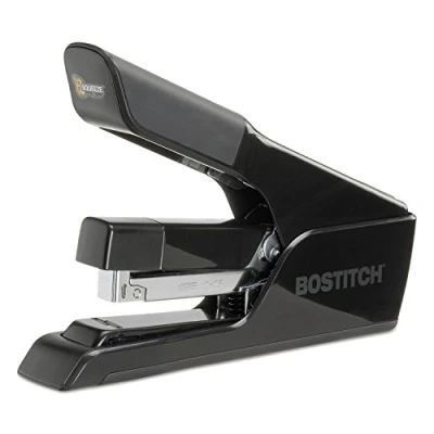 Image of Bostitch Office EZ Squeeze 75 Sheet Flat Clinch Stapler, Reduced Effort, Black (B875)