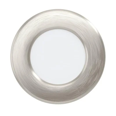 Image of Eglo Recessed LED Ceiling spot Fueva 6, Round Spotlight, lamp Made of Plastic in Silver and White, Warm White Cold ∅ 11.7 cm