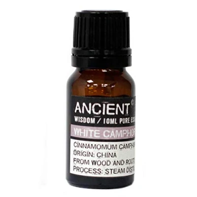 Image of Ancient Wisdom 10 ml White Camphor Pure Essential Oil