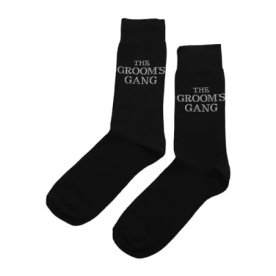 Image of Men&#039;s Black Socks Wedding Gift Father of The Groom