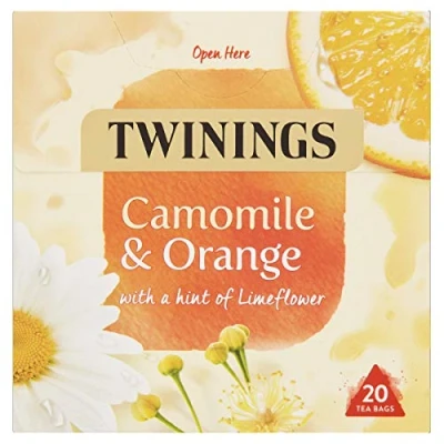 Image of Twinings Camomile and Orange Herbal Tea bags, 20 bags