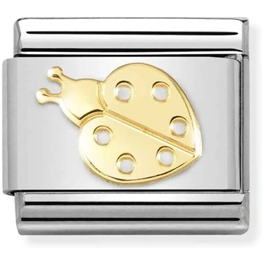 Image of Nomination Classic Gold New Ladybird Animals Charms