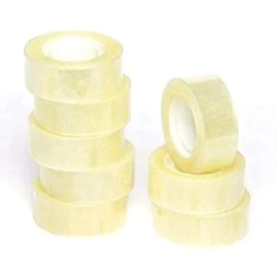 Image of 8 Rolls Clear Sticky Tape 19mm x 33m