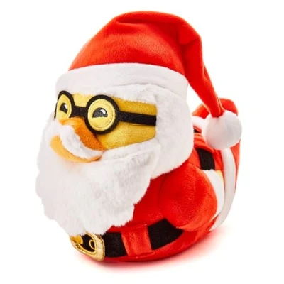 Image of TUBBZ Santa Claus Collectable Rubber Duck Plushie Official Numskull Merchandise Seasonal Christmas Movies &amp; TV Soft Toy