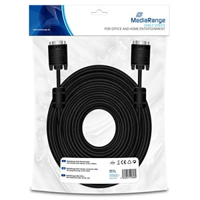 Image of MediaRange MRCS126 VGA Cable 15 Pin 25 m