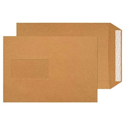 Image of Blake Envelopes Premium Avant Garde AG0020 Schwere, Extra Starke Versandtasche Haftklebung Mit Fenster Creme Manille C5 229 x 162 mm 130g/m² 250 Stück