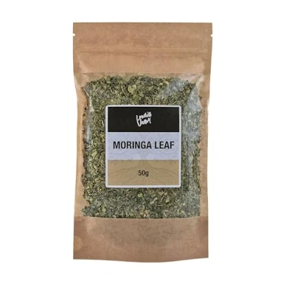 Image of Lowhill Valley Moringa Leaf Herbal Tea Nutritious Powerhouse 100% Pure Naturally Grown Oleifera Contains No Additives or Preservatives 50g