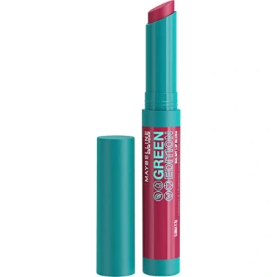 Image of Maybelline Green Edition Balmy Lip Blush Lipstick, organic, natural colour, vegan, 001, Midnight