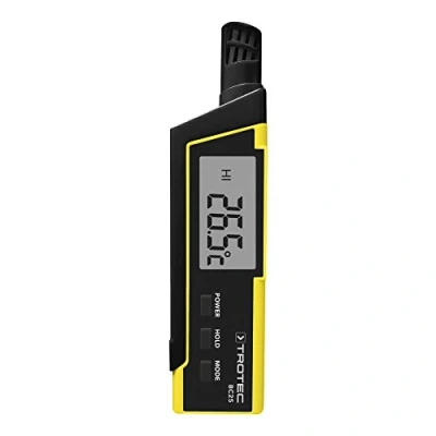 Image of TROTEC BC25 thermohygrometer including heat index (HI) and apparent temperature (WBGT)
