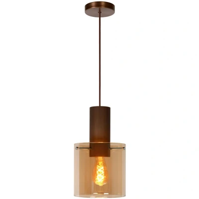 Image of Toledo Vintage Pendant Light Ø 20cm 1xE27 Amber